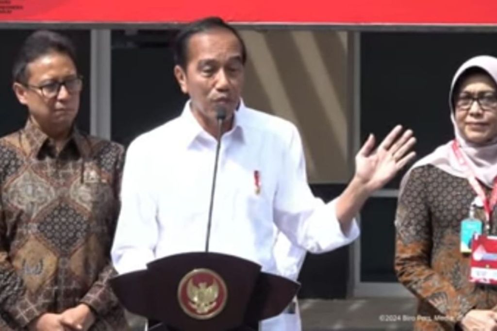 Jokowi meresmikan Gedung Pelayanan Kesehatan Ibu-Anak RS Sardjito&nbsp;Yogyakarta